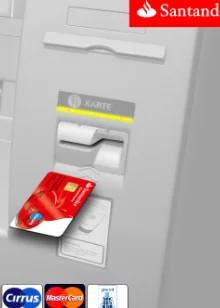 Bild eines Teils von einem Bankautomaten, mit der Animation zur Karteneingabe. | konzeptdesignkunst Bild eines Teils von einem Bankautomaten, mit der Animation zur Karteneingabe. | konzeptdesignkunst