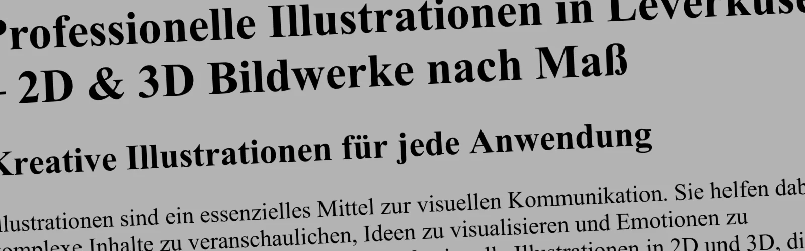 Nahaufnahme einer Zeitung mit Textauszug eines Artikels über kreative Illustrationen. | konzeptdesignkunst
